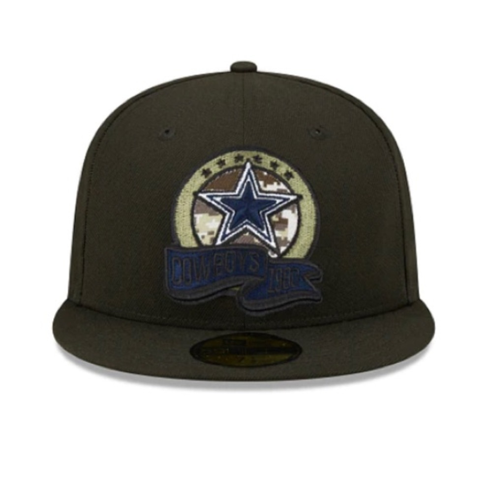 Dallas Cowboys New Era - NEW - Black 2022 Salute to Service Hat